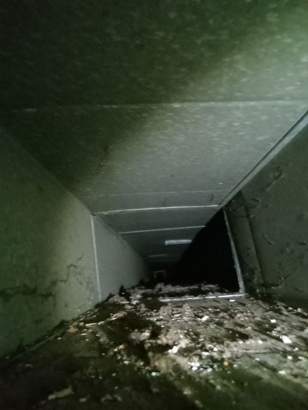 Dusty Duct Work