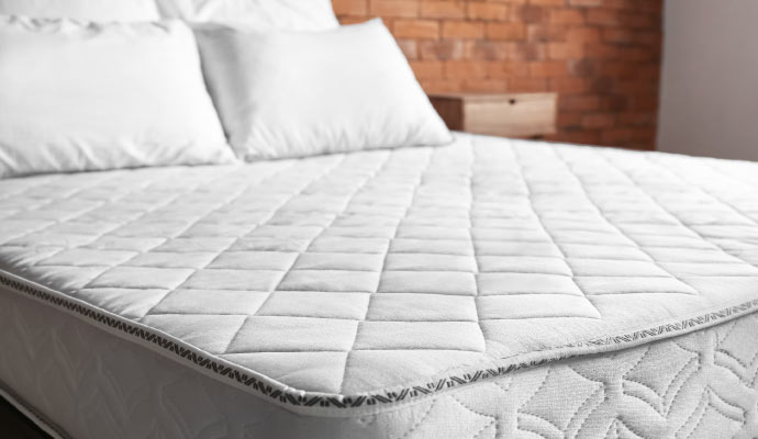 A clean mattress