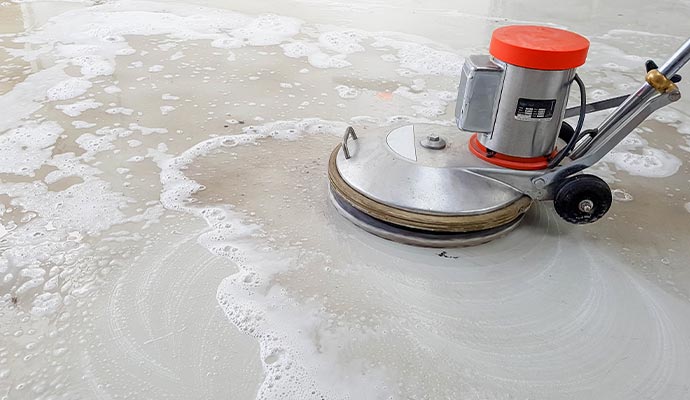Concrete cleaning